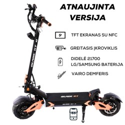 TEVERUN BLADE GT+ II 60V 35Ah elektrinis paspirtukas | ATNAUJINTA Versija 2025 | Talpi LG 35Ah baterija