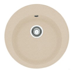Granitinė plautuvė Franke Ronda, ROG 610-41, užkemšamas ventilis, Beige