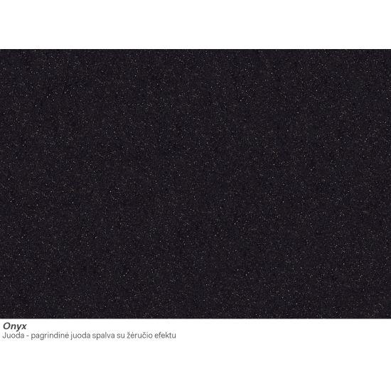 Granitinė plautuvė Franke Ronda, ROG 610-41, užkemšamas ventilis, Onyx