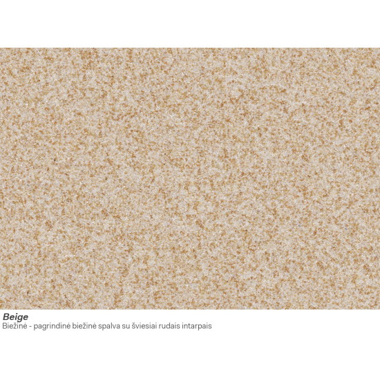 Granitinė plautuvė Franke Ronda, ROG 611, ekscentrinis ventilis, Beige