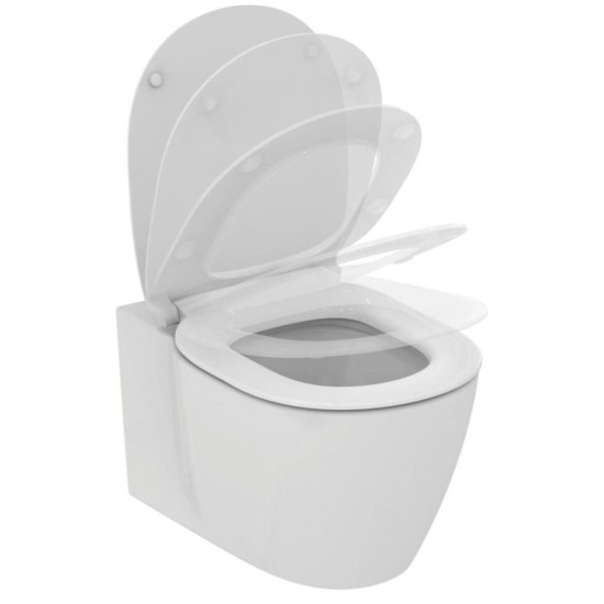 WC rėmo komplektas Geberit, Duofix Basic, su Ideal Standard Connect Aquablade ir soft -close dangčiu