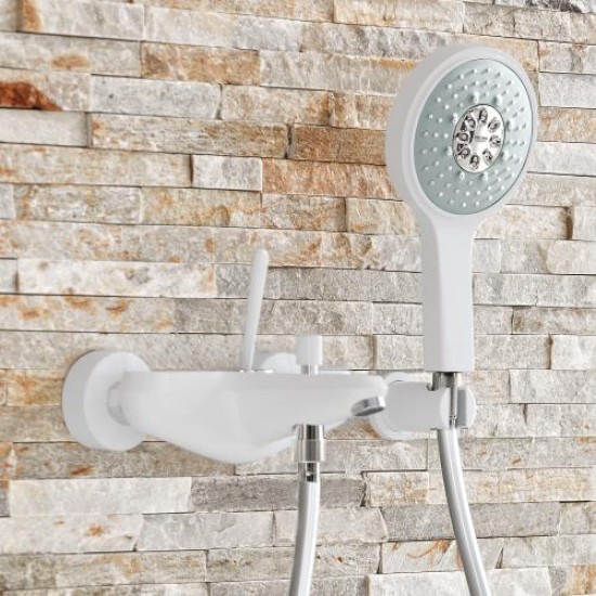 Vonios maišytuvas GROHE Eurodisc Joystick, Baltas