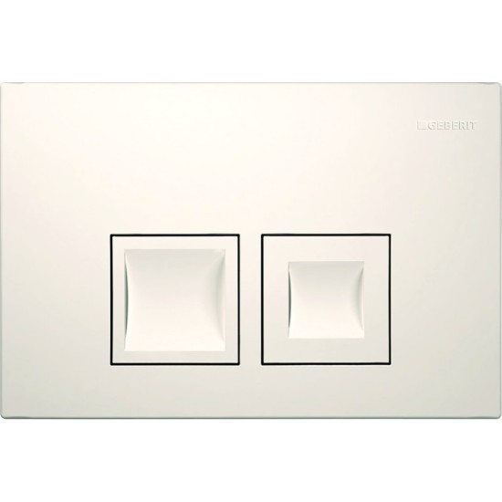 WC klavišas Geberit, Delta 50, baltas
