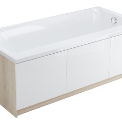 Akrilo vonia Cersanit Smart, 160x80 cm kairinė