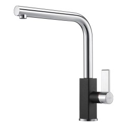 Plautuvės maišytuvas Franke Maris, be ištraukiamo dušelio, Chrome/Onyx