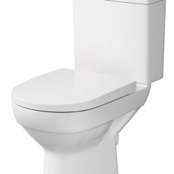 Pastatomas WC Cersanit, City Clean-On su lėtai nusileidžiančiu dangčiu