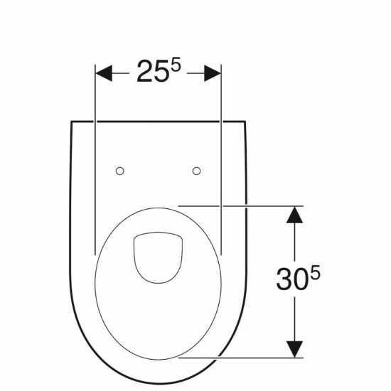 WC pakabinamas Geberit, iCon, su apvadu