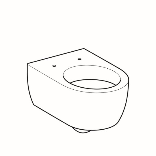 WC pakabinamas Geberit, iCon, su apvadu