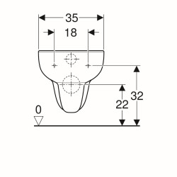 WC pakabinamas Geberit, Smyle, Rimfree