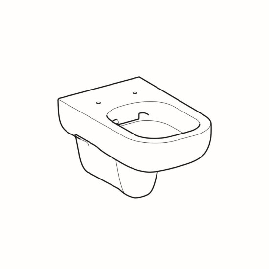 WC pakabinamas Geberit, Smyle, Rimfree