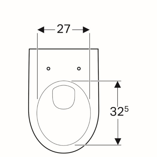 WC pakabinamas Geberit, Selnova, su apvadu