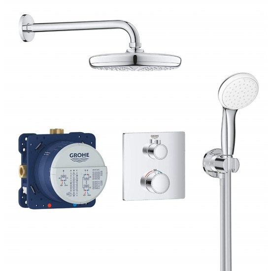 Potinkinis dušo komplektas Grohe, Grohtherm Perfect Tempesta 210