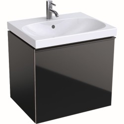 Spintelė praustuvui Geberit Acanto, 60 cm, Juoda