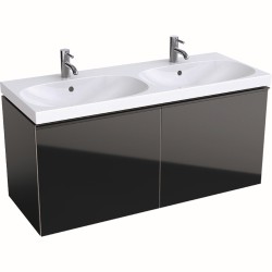 Spintelė praustuvui Geberit Acanto, 120 cm, Juoda