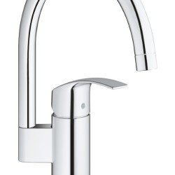 Plautuvės maišytuvas GROHE Eurosmart New aukštu čiaupu