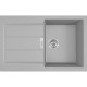 Tectonite plautuvė Franke, Sirius S2D 611-78 su užkemšamu ventiliu, Urban Grey