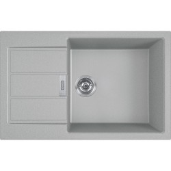 Tectonite plautuvė Franke, Sirius S2D 611-78 XL su užkemšamu ventiliumi, Urban Grey