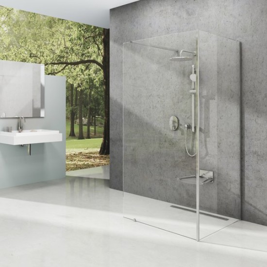 Montavimo rinkinys dušo kabinoms ir sienelėms Ravak Brilliant ir Walk-In, W SET, 100 Wall/Corner Aliuminis