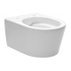 Pakabinamas WC SAT, Brevis Rimfree, su lėtai nusileidžiančiu dangčiu