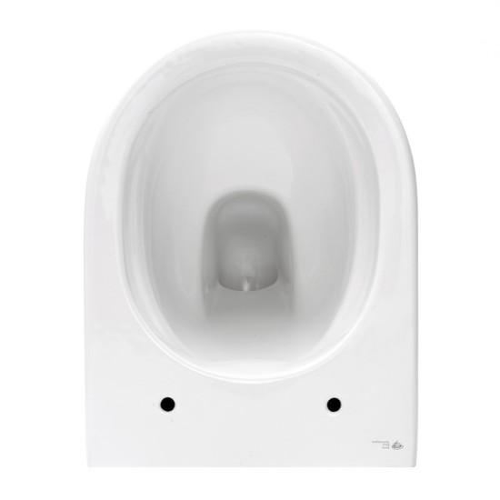 Pakabinamas WC SAT, Brevis Rimfree, su lėtai nusileidžiančiu dangčiu