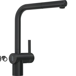 Plautuvės maišytuvas Franke Atlas Neo Sensor, su ištraukiamu dušeliu, industrinė juoda