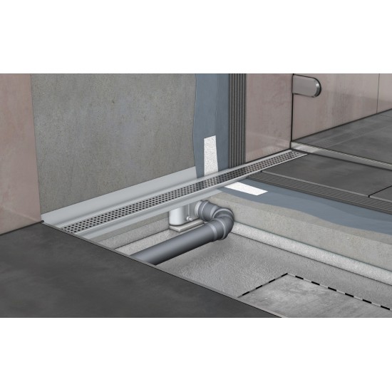 Dušo latako korpusas Aco ShowerDrain C, 92 mm su vertikaliu flanšu, 585 mm