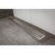 Grotelės dušo latakui ACO ShowerDrain C, Wave, 785 mm