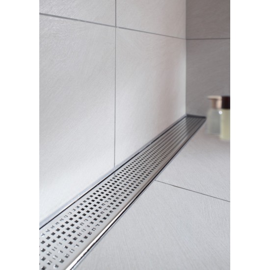 Grotelės dušo latakui ACO ShowerDrain C, Square, 685 mm