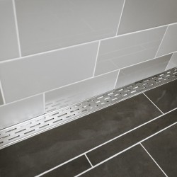 Grotelės dušo latakui ACO ShowerDrain C, Slot, 1085 mm