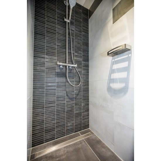 Grotelės dušo latakui ACO ShowerDrain C, Massive, 985 mm