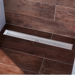 Grotelės dušo latakui ACO ShowerDrain C, Piano, 1085 mm