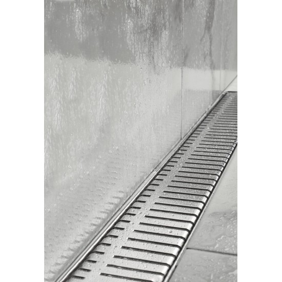Grotelės dušo latakui ACO ShowerDrain C, Piano, 585 mm