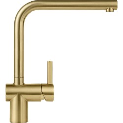 Plautuvės maišytuvas Franke Atlas Neo, be ištraukiamo dušelio, Champagne Gold, Laminarstrahl