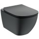 WC rėmo komplektas Ideal Standard ProSys, su WC Tesi Aquablade ir soft-close dangčiu Silk Black M1