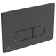 WC rėmo komplektas Ideal Standard ProSys, su WC Tesi Aquablade ir soft-close dangčiu Silk Black M1