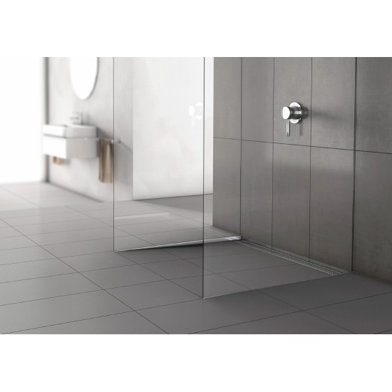 Profiliuotis ACO ShowerStep, metalo matinė, 1490/15/36 mm, kairinis