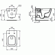 WC pakabinamas Ideal Standard i.life B, RimLS+
