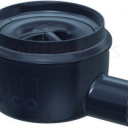 Dušo trapo korpusas Aco Easy-Flow, horizontalus DN50 su kvapo užsklanda