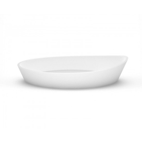 Akmens masės praustuvas Aura Cleone, 79x39 cm, baltas
