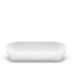 Akmens masės praustuvas Aura Ornea 5, 71x33 cm, baltas