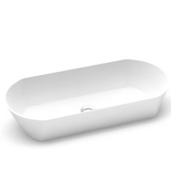 Akmens masės praustuvas Aura Ornea 5, 71x33 cm, baltas