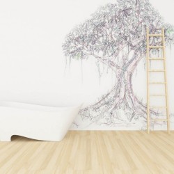 Akmens masės vonia Aura Kami 2 balta, 180x78 cm, su persipylimu