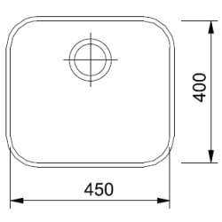 Plieninė plautuvė FRANKE GAX 40