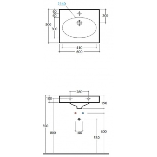 Praustuvas GLOBO BOWL+ 600x500