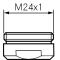 Aeratorius MORA, M24x1, 9 l/min
