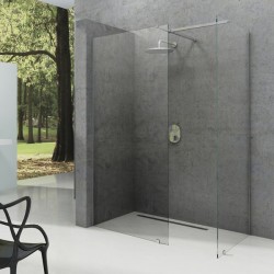 Montavimo rinkinys dušo kabinoms ir sienelėms Ravak Brilliant ir Walk-In, W SET, Uni Free/Wall (bright alu)