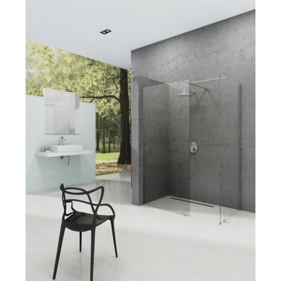 Montavimo rinkinys dušo kabinoms ir sienelėms Ravak Brilliant ir Walk-In, W SET, Uni Free/Wall (bright alu)