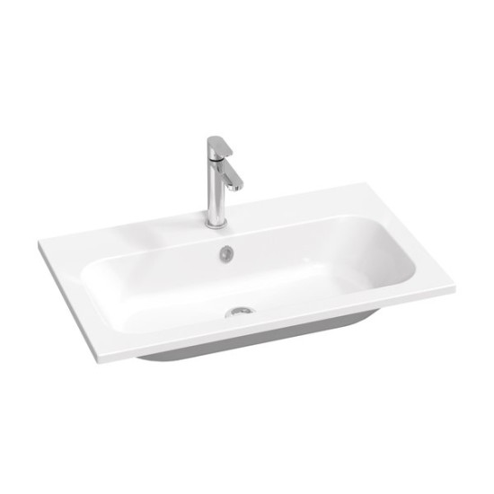 Lietas praustuvas Ravak Chrome Slim, 800 su persipylimu