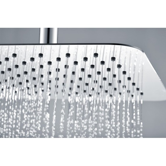 Stacionari dušo galva Ravak Chrome, kvadratinė 300 mm