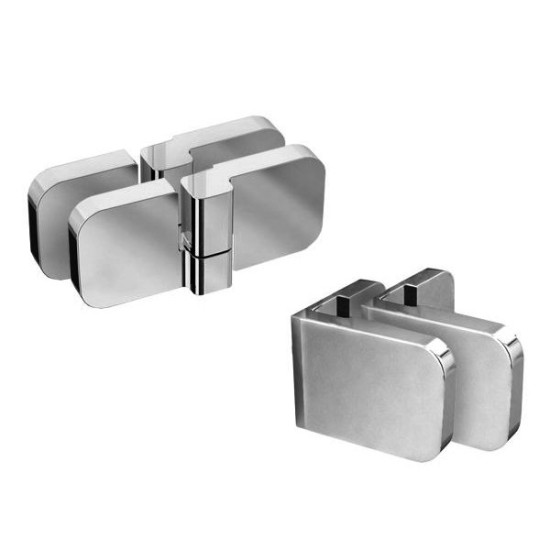 Montavimo rinkinys dušo kabinoms ir sienelėms Ravak Brilliant ir Walk-In, B SET, BVS2-L 100 chromas